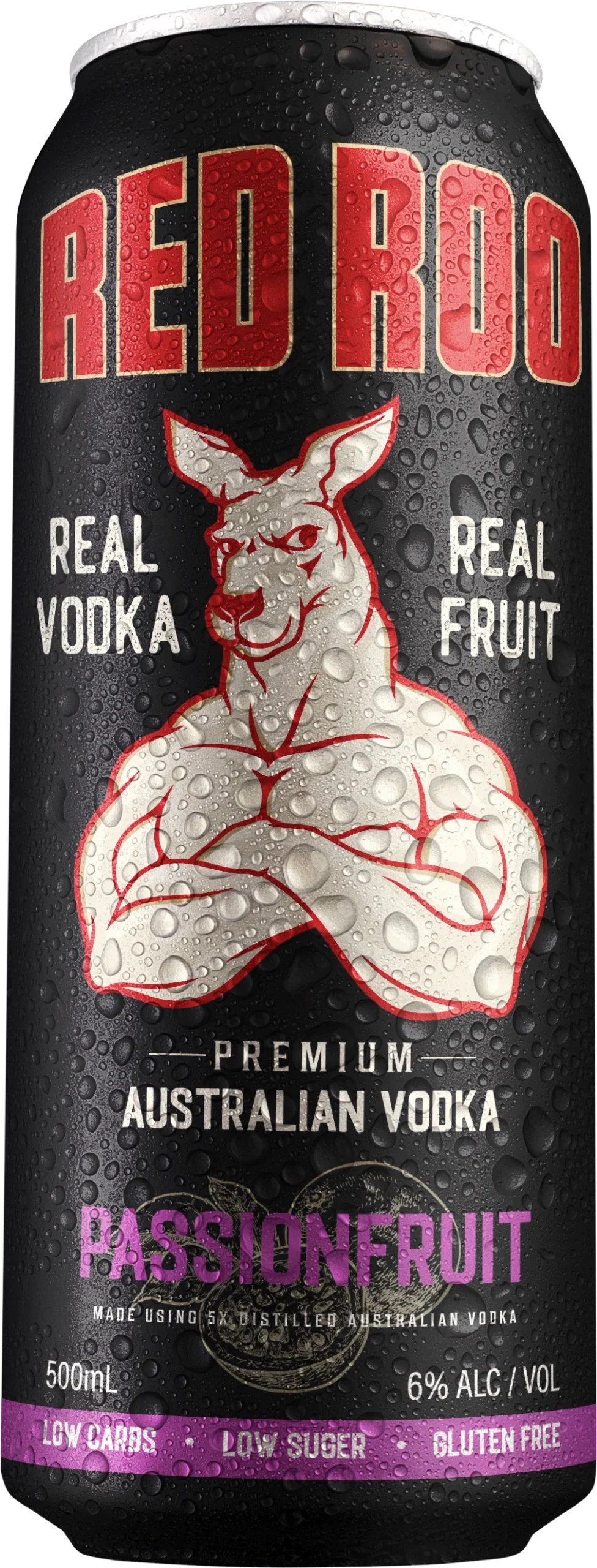 Passionfruit & Soda 500ml Black Cans - Image 2